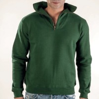 Felpa Mezza Zip Lemon