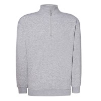 Felpa Mezza Zip Collo Alto JHK