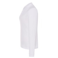 Polo piqué maniche lunghe con polsini JHK