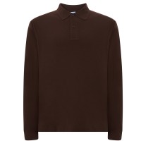 Polo piqué con maniche lunghe JHK