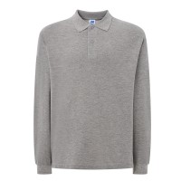 Polo piqué con maniche lunghe JHK