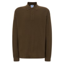 Polo piqué con maniche lunghe JHK