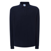Polo piqué con maniche lunghe JHK