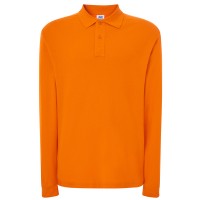 Polo piqué con maniche lunghe JHK