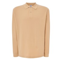 Polo piqué con maniche lunghe JHK