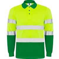 Polo tecnica manica lunga alta visibilità Roly