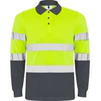 Polo tecnica manica lunga alta visibilità Roly