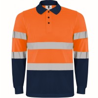 Polo tecnica manica lunga alta visibilità Roly