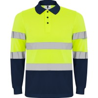 Polo tecnica manica lunga alta visibilità Roly
