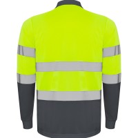 Polo tecnica manica lunga alta visibilità Roly