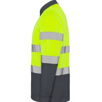 Polo tecnica manica lunga alta visibilità Roly