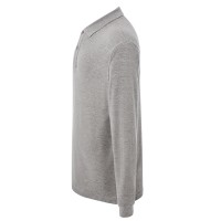 Polo piqué con maniche lunghe