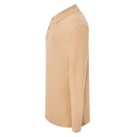 Polo piqué con maniche lunghe