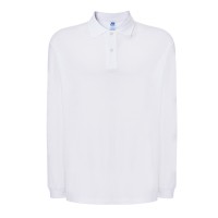 Polo piqué con maniche lunghe