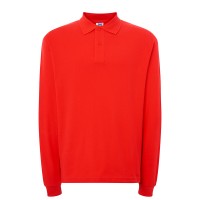 Polo piqué con maniche lunghe