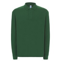 Polo piqué con maniche lunghe