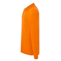 Polo piqué con maniche lunghe