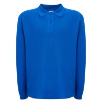 Polo piqué con maniche lunghe