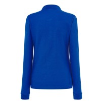 Polo piqué maniche lunghe con polsini JHK