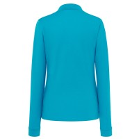 Polo piqué maniche lunghe con polsini JHK