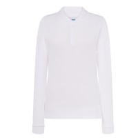 Polo piqué maniche lunghe con polsini JHK