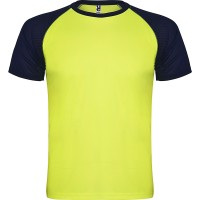 T shirt sportiva manica corta taglio raglan Roly